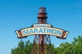 Welcome to Marathon, Florida Royalty Free Stock Photo