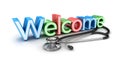 Welcome to medicine, 3d Concept Royalty Free Stock Photo