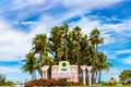 Welcome to Miami Beach road sign Royalty Free Stock Photo