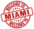 welcome to Miami stamp