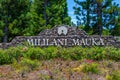 Welcome to Mililani Mauka Royalty Free Stock Photo