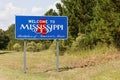 Welcome to Mississippi Royalty Free Stock Photo