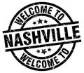 welcome to Nashville stamp Royalty Free Stock Photo