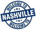 welcome to Nashville stamp Royalty Free Stock Photo