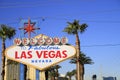 Welcome to Never Sleep city Las Vegas,America,USA Royalty Free Stock Photo