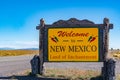 Welcome to New Mexico Sign - Land of Enchantment