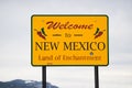 Welcome to new mexico sign