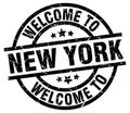 welcome to New York stamp