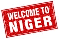 welcome to Niger stamp