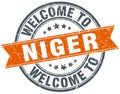 welcome to Niger stamp