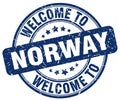 welcome to Norway stamp