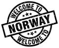 welcome to Norway stamp