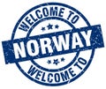 welcome to Norway stamp