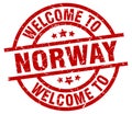 Welcome to Norway stamp