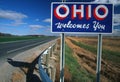 Welcome to Ohio Sign Royalty Free Stock Photo