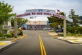 'Welcome to Old Town Bandon' street arch sign in Bandon, Oregon