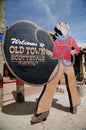 Welcome to Oldtown, Scottsdale Royalty Free Stock Photo