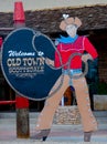 Welcome to Oldtown, Scottsdale Royalty Free Stock Photo