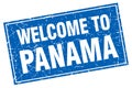 welcome to Panama stamp