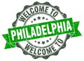 Welcome to Philadelphia seal Royalty Free Stock Photo