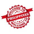 Welcome to Philippines stamp