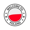 Welcome to Poland. Collection of icons welcome to.