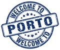 welcome to Porto stamp