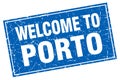 welcome to Porto stamp