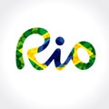 Welcome to Rio de Janeiro vector image