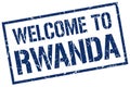 welcome to Rwanda stamp