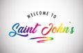 Welcome to Saint Johns welcom poster