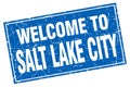 welcome to Salt Lake City stamp