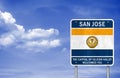 Welcome to San Jose - Silicon Valley Royalty Free Stock Photo