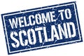 welcome to Scotland stamp
