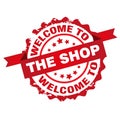 Welcome to the shop stamp