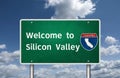 Welcome to Silicon Valley in Northern California Royalty Free Stock Photo