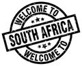 welcome to South Africa stamp