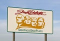 Welcome to South Dakota Royalty Free Stock Photo