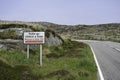 Welcome to South Uist sign