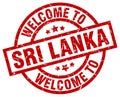 welcome to Sri Lanka stamp