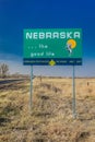 Welcome to the State of Nebraska - Roadsign