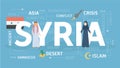 Welcome to Syria. Royalty Free Stock Photo