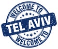 welcome to Tel Aviv stamp