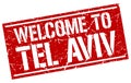 welcome to Tel Aviv stamp