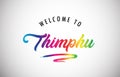 Welcome to Thimphu poster