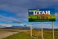 Welcome to Utah - Life Elevated Royalty Free Stock Photo