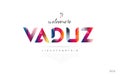 Welcome to vaduz liechtenstein card and letter design typography