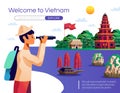 Welcome To Vietnam Illustration