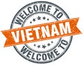 welcome to Vietnam stamp Royalty Free Stock Photo