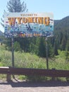 Welcome to Wyoming Sign